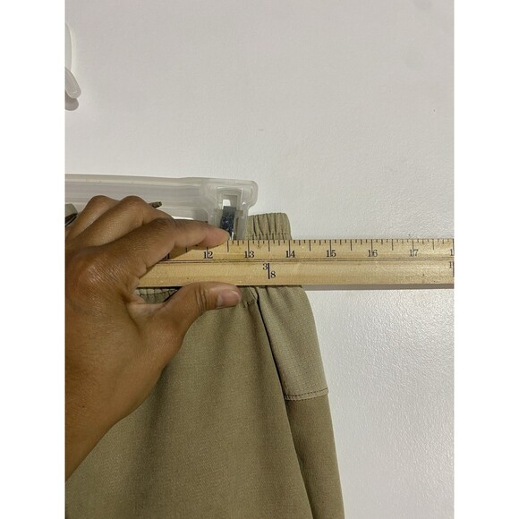 Lululemon License To Train Pant Mens S Tan Tapered Snap Hem Performance Preppy - Picture 12 of 15